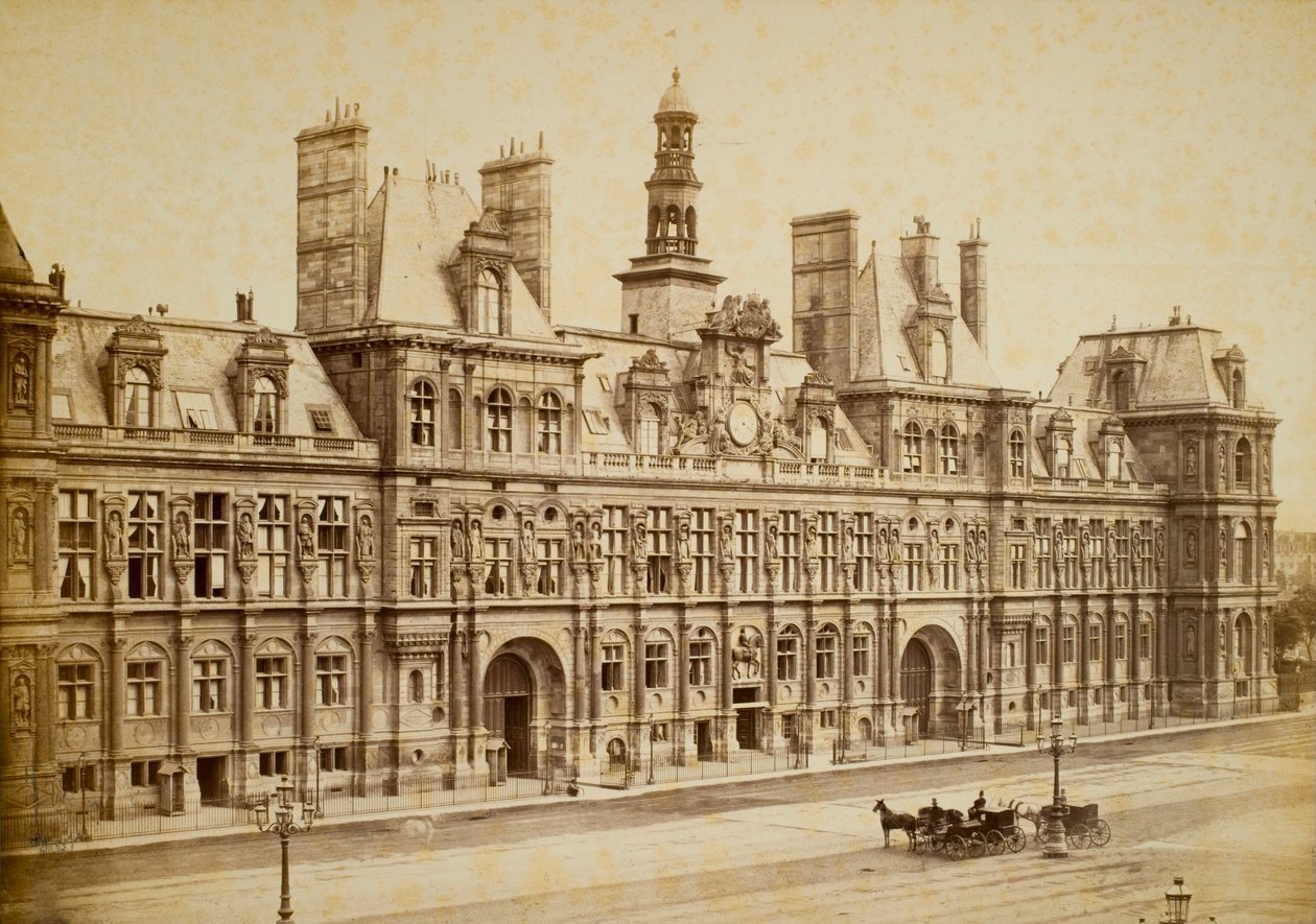 Hôtel de Ville, París de Charles Marville