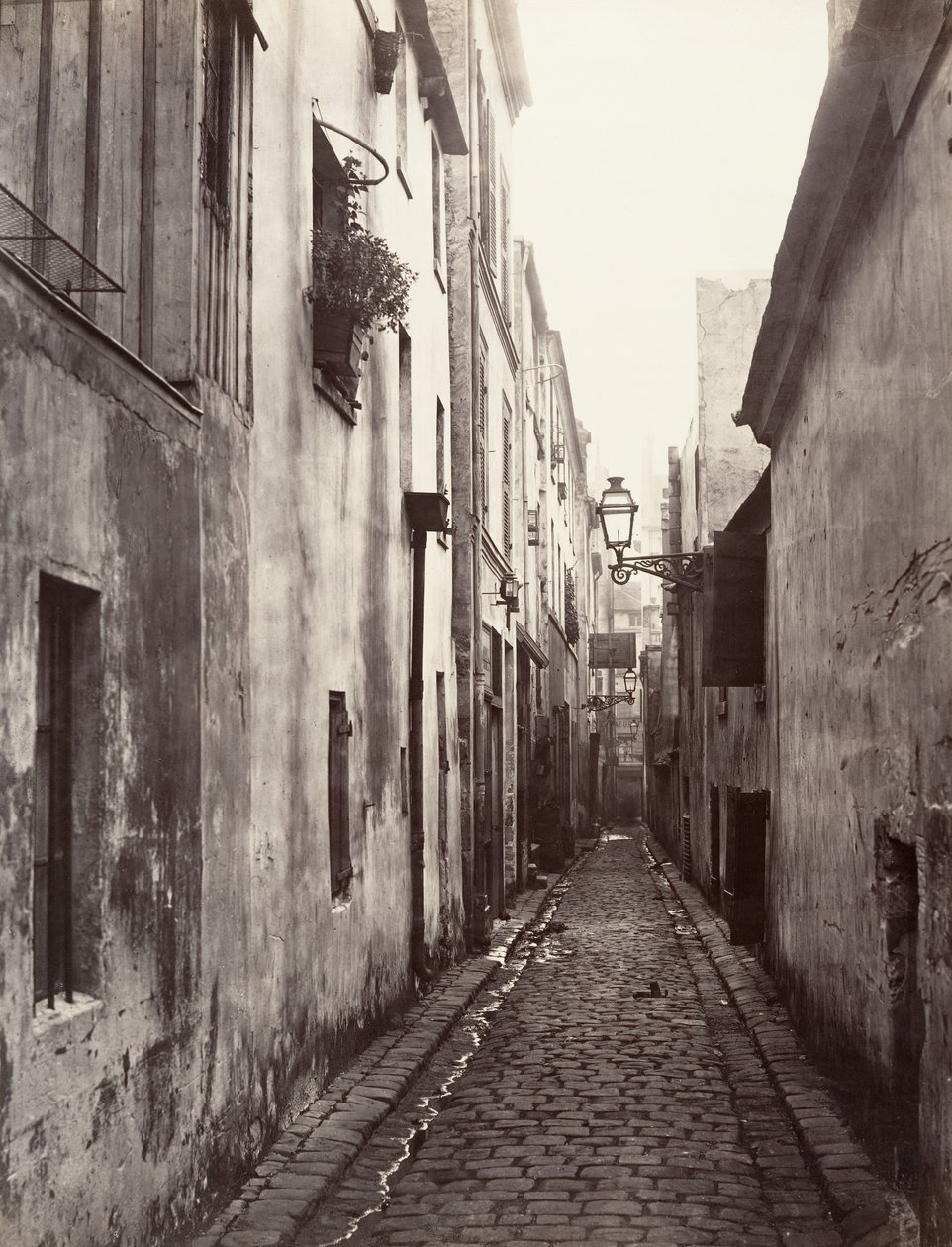 Impasse Briare de la Cité Coquenard, 1860s de Charles Marville