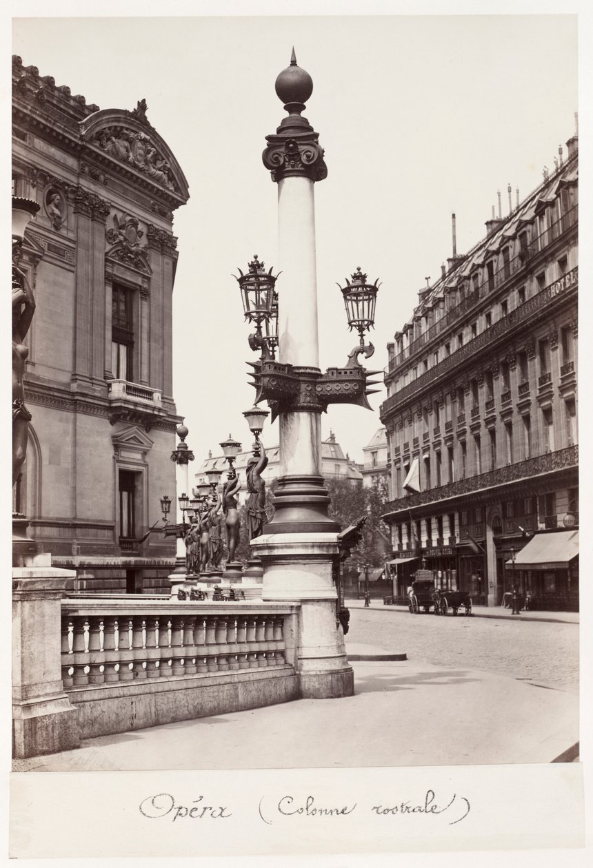 Ópera (Columna Rostral) de Charles Marville