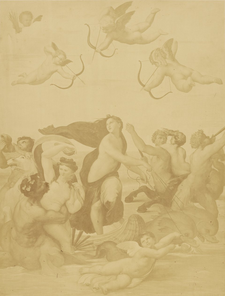 [Reproducción de Galatea por Raphaël] de Charles Marville