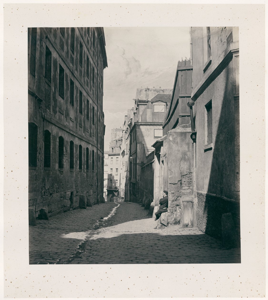 Rue Chartière (calle Chartière) desde rue de Reims de Charles Marville