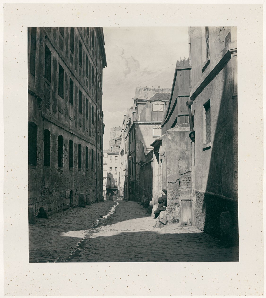Rue Chartière (calle Chartière) desde rue de Reims de Charles Marville