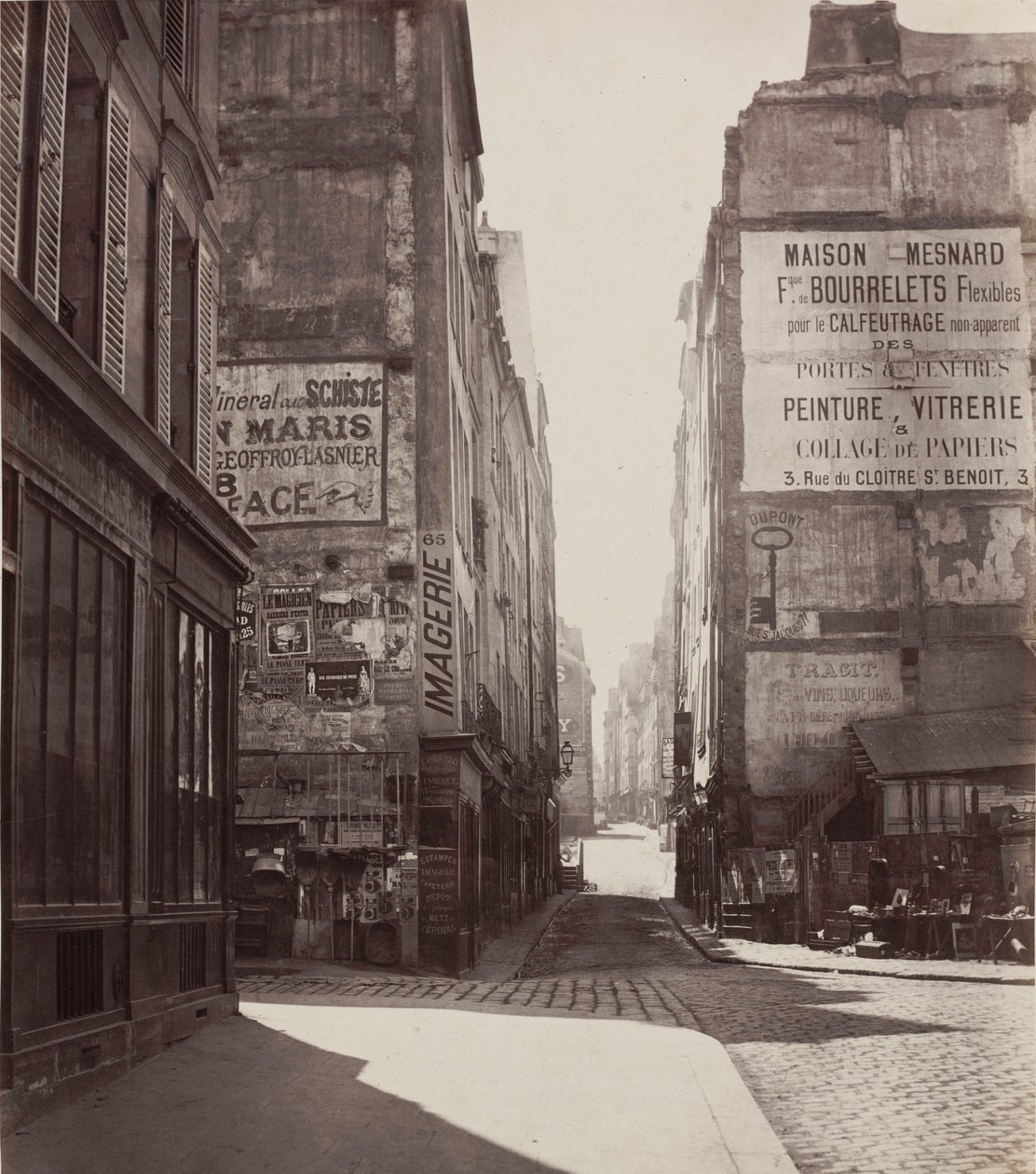 Rue Saint-Jacques,1864-antes de febrero de 1867 (foto) de Charles Marville