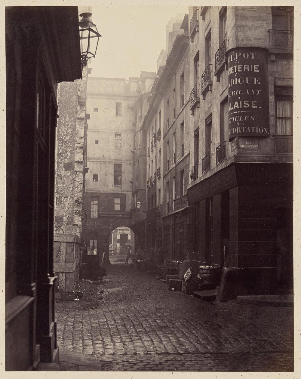 «Rue au Lard», París de Charles Marville
