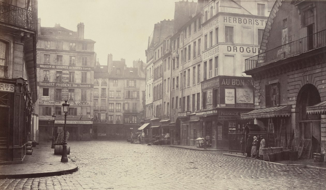 Rue de la Lingerie, de la rue Berger de Charles Marville