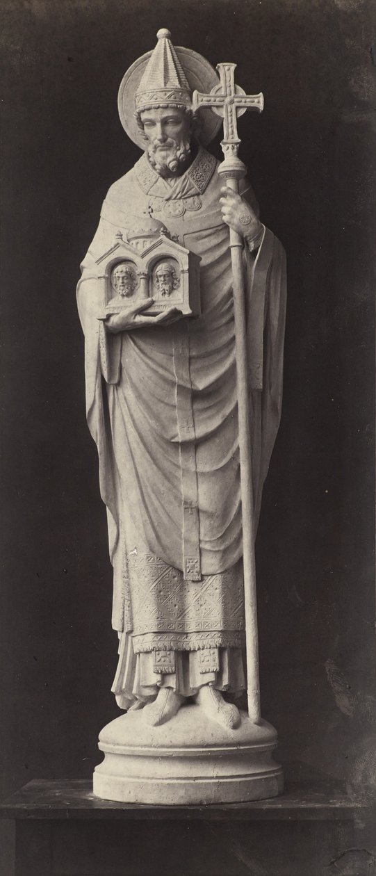 Estatua del Louvre de Charles Marville