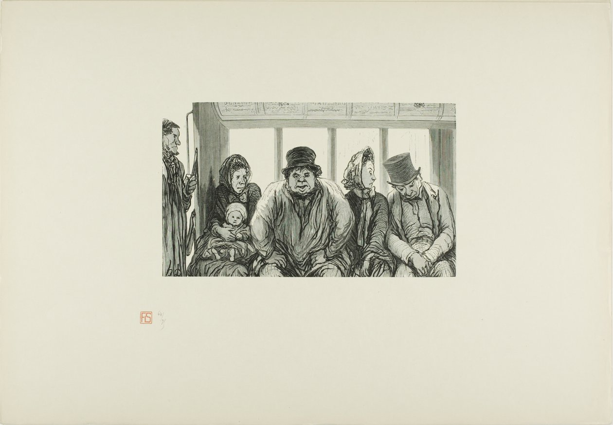 Interior de un autobús de Charles Maurand