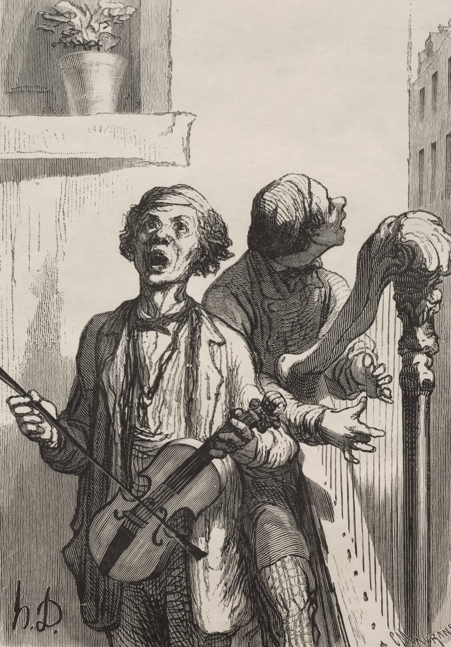 Cantantes callejeros de Charles Maurand