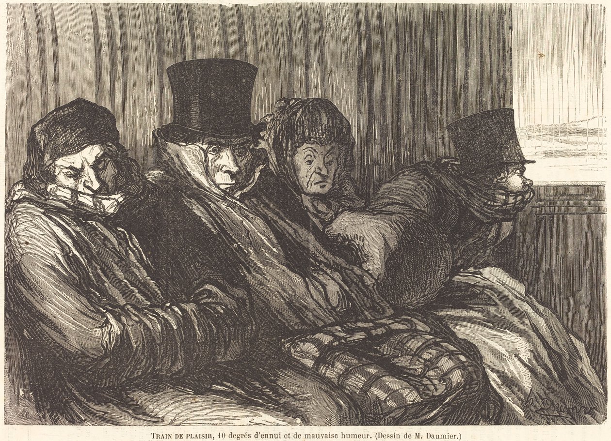 Tren de Placer de Charles Maurand after Honoré Daumier