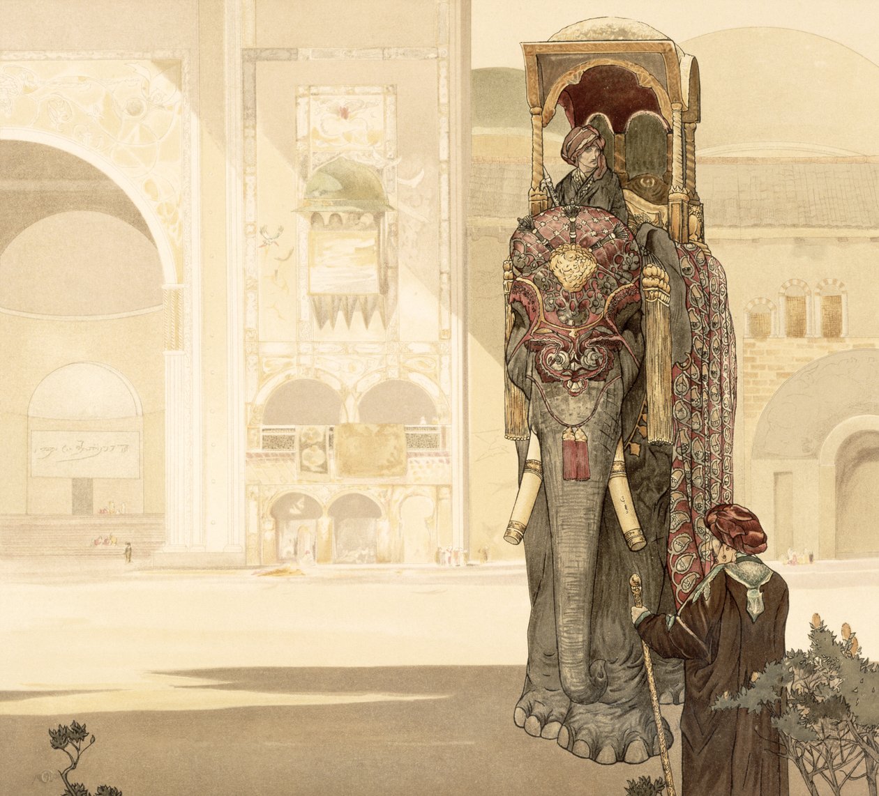 Elefante ceremonial, de 