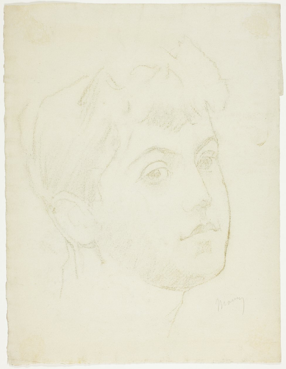 Retrato de una joven de Charles Maurin