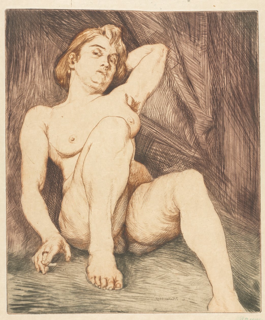 The Cigarette de Charles Maurin