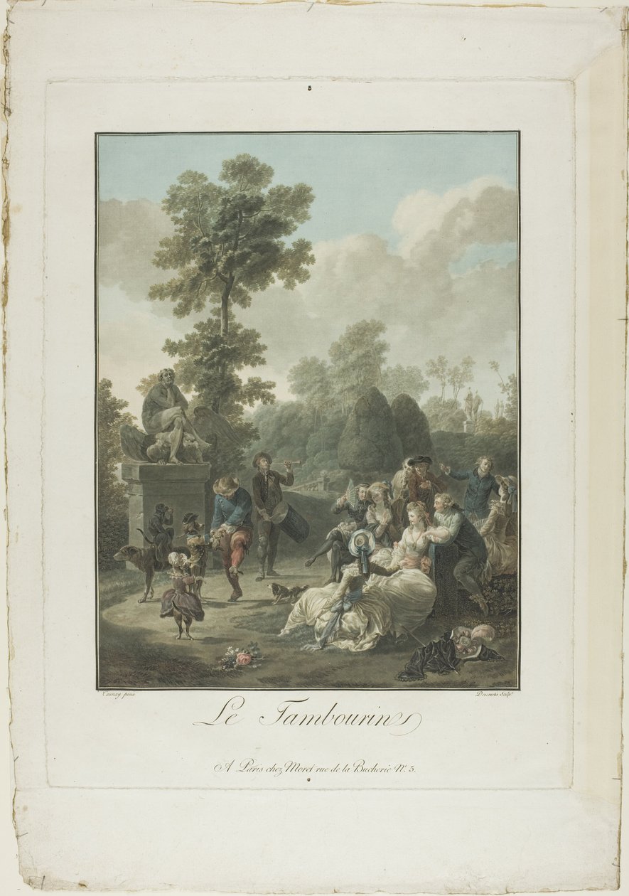 La pandereta de Charles Melchior Descourtis
