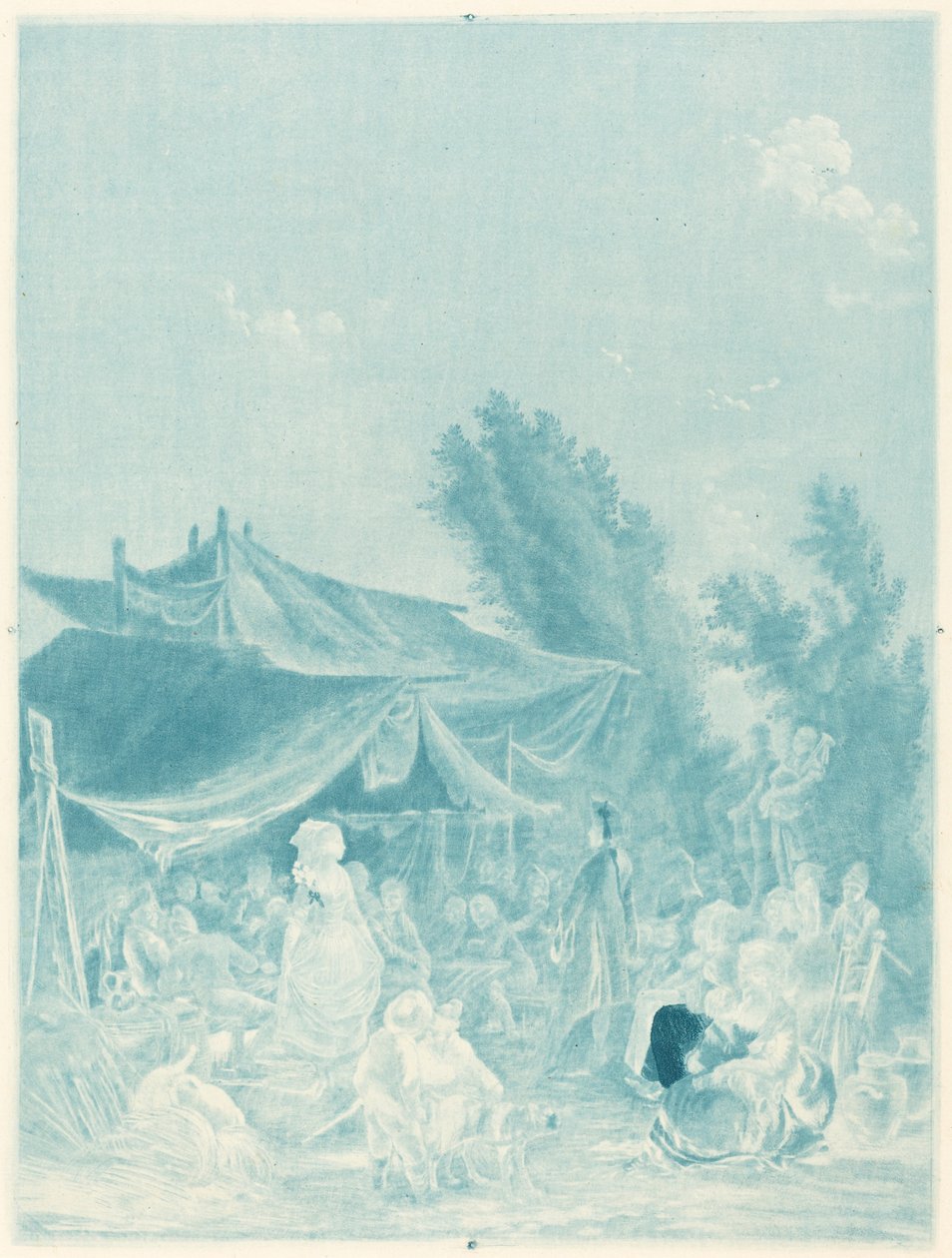 Boda de pueblo (Noce de Village) de Charles Melchior Descourtis after Nicolas Antoine Taunay