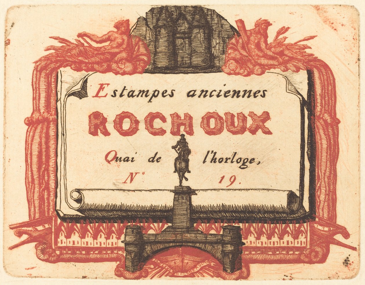 Dirección de Rochoux, Marchante de estampas de Charles Meryon