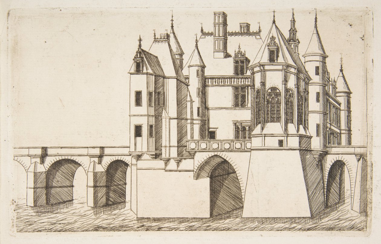 Castillo de Chenonceau, n.º 2 de Charles Meryon