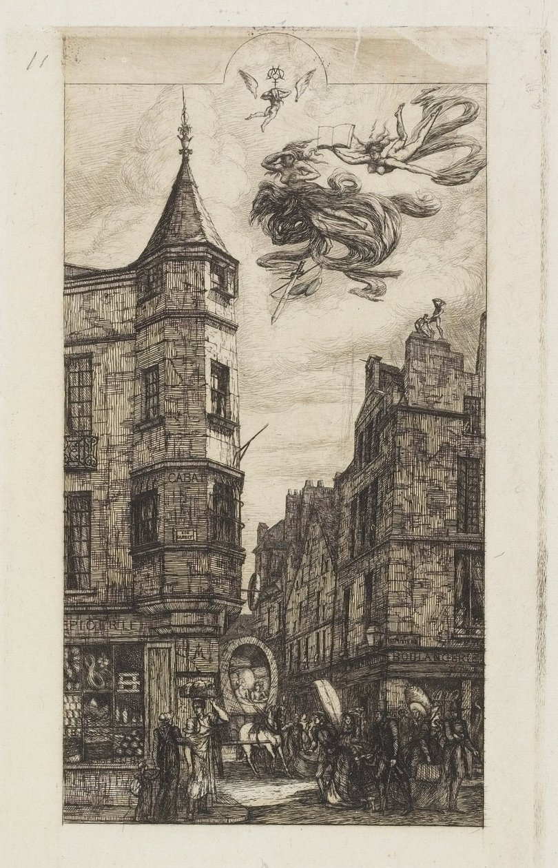 Casa con torreta, n.º 22 de Charles Meryon