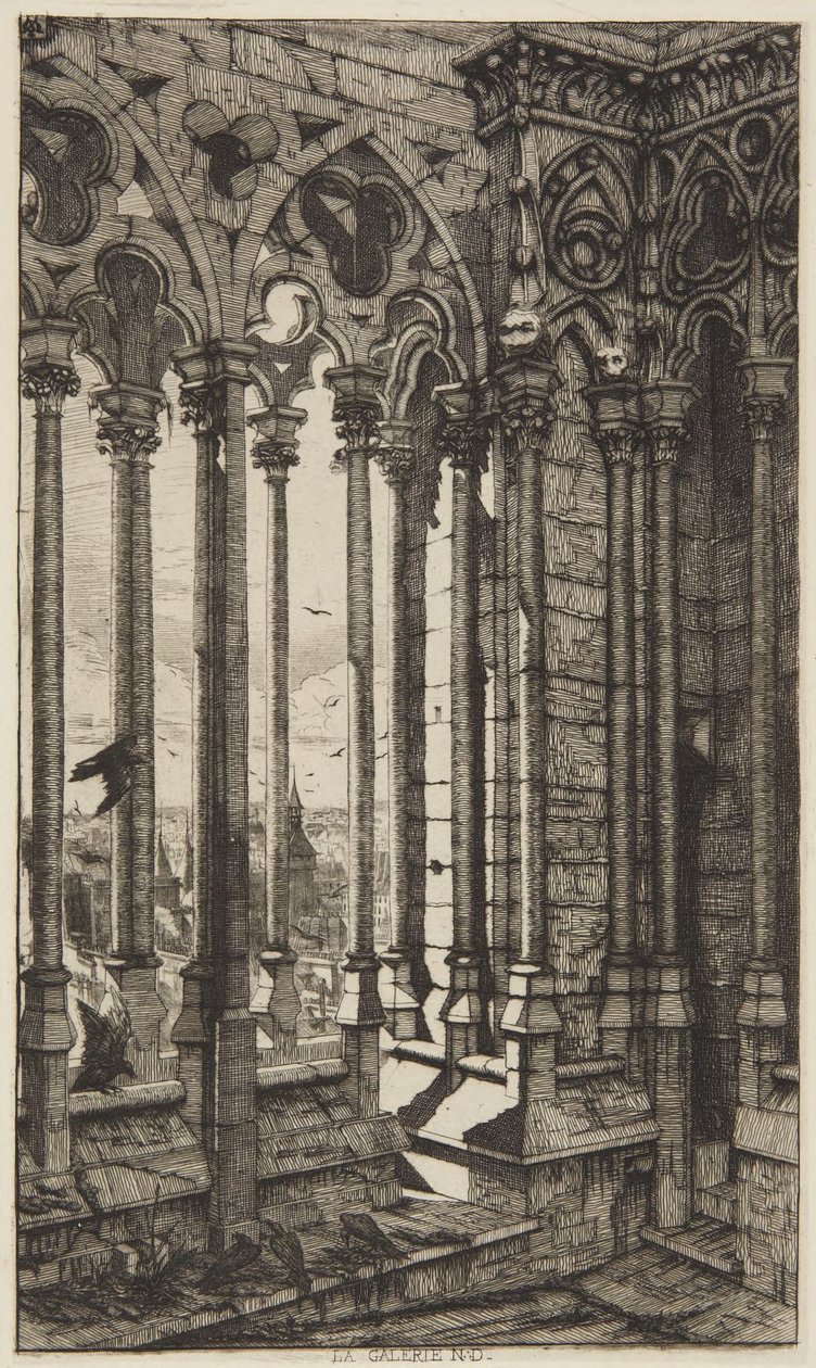 La galería, Notre-Dame de Charles Meryon