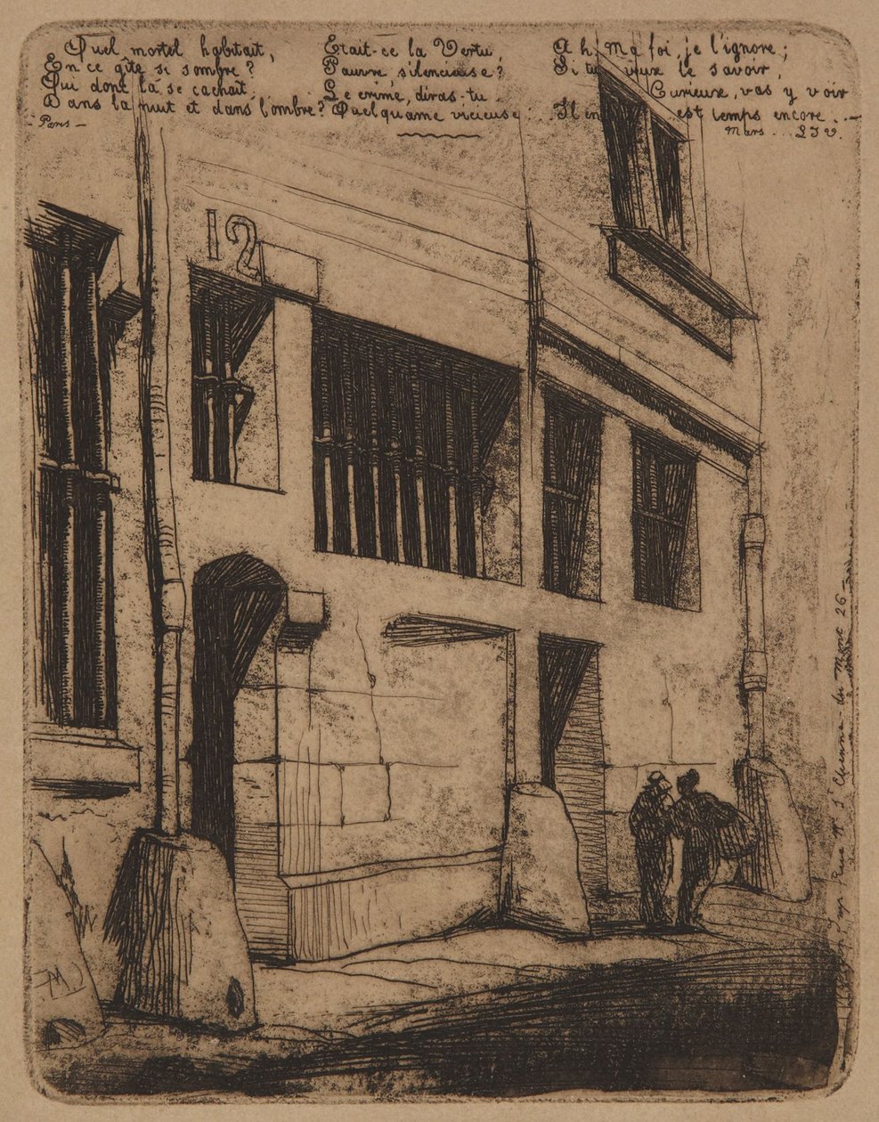 La calle de los chicos malos  -  1854 de Charles Meryon