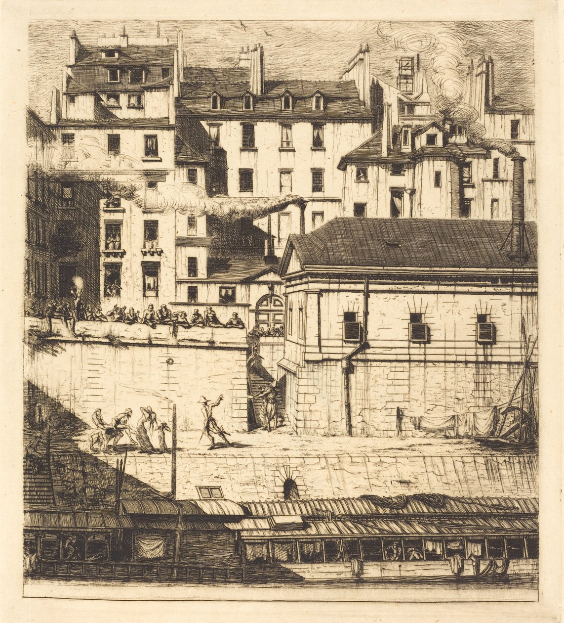 La morgue, París de Charles Meryon