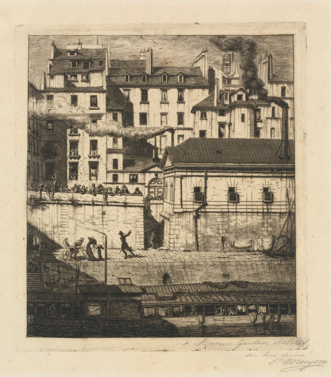 La morgue, París de Charles Meryon