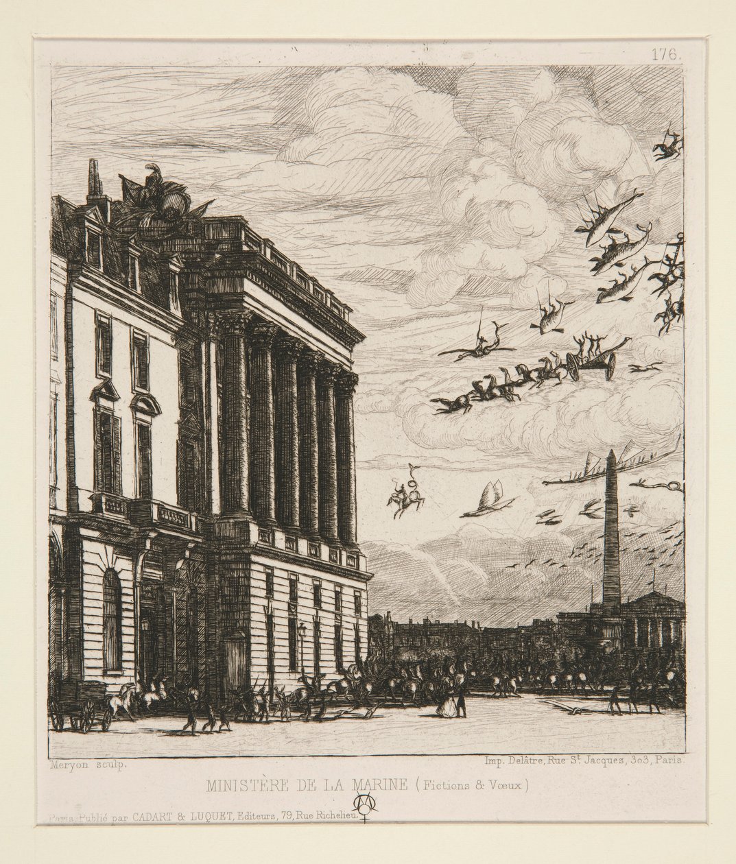 Le Ministre de la Marine (Ministerio de Marina) de Charles Meryon