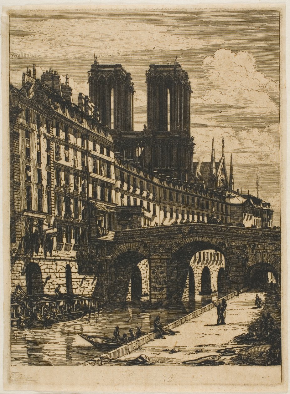 Le Petit Pont, París de Charles Meryon