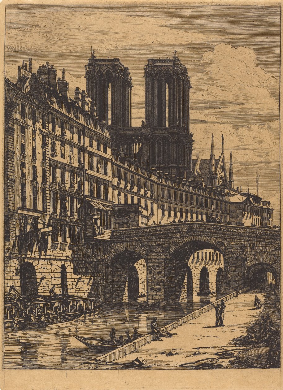 Le Petit Pont, París de Charles Meryon