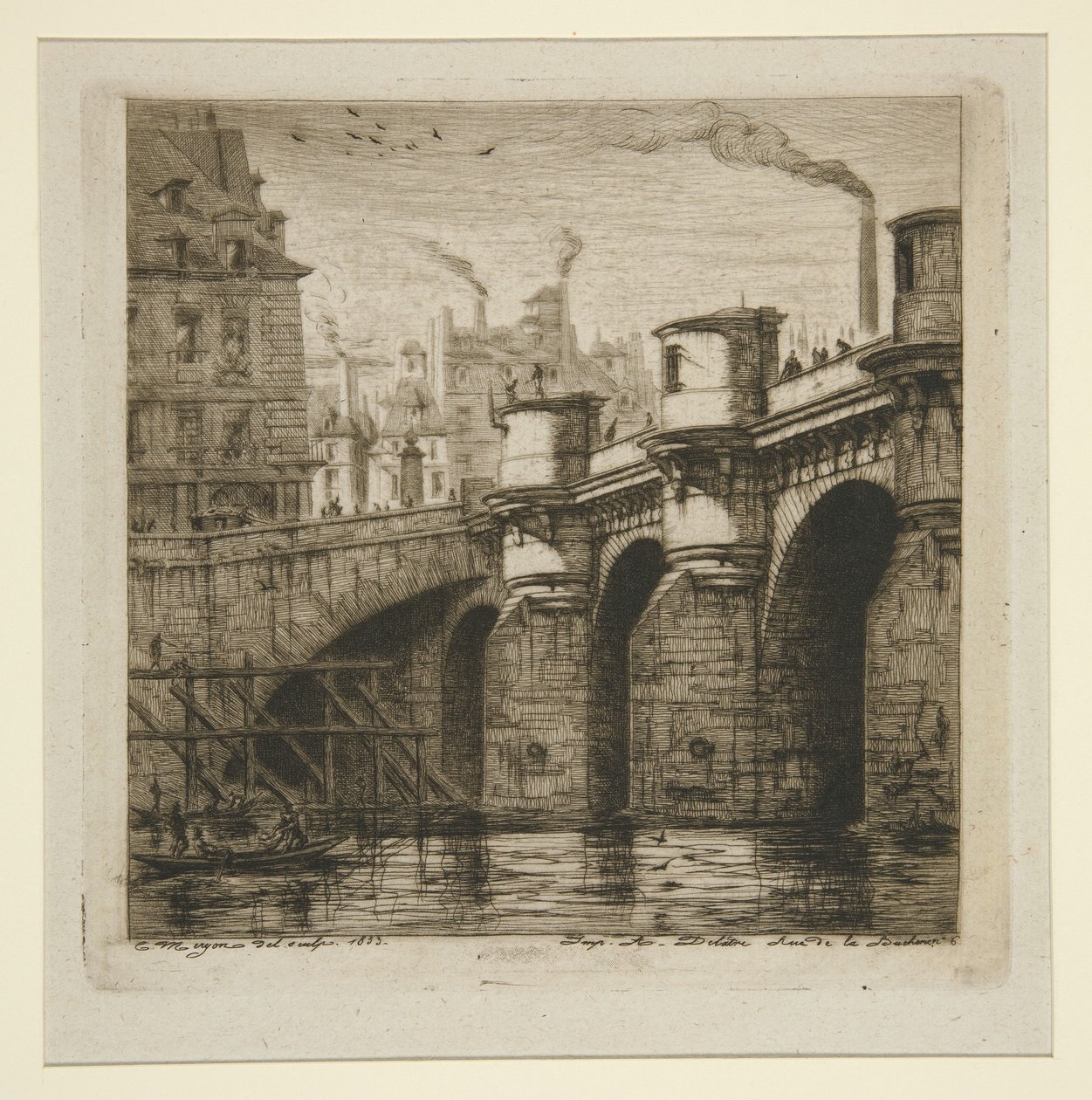 El Pont-Neuf de Charles Meryon
