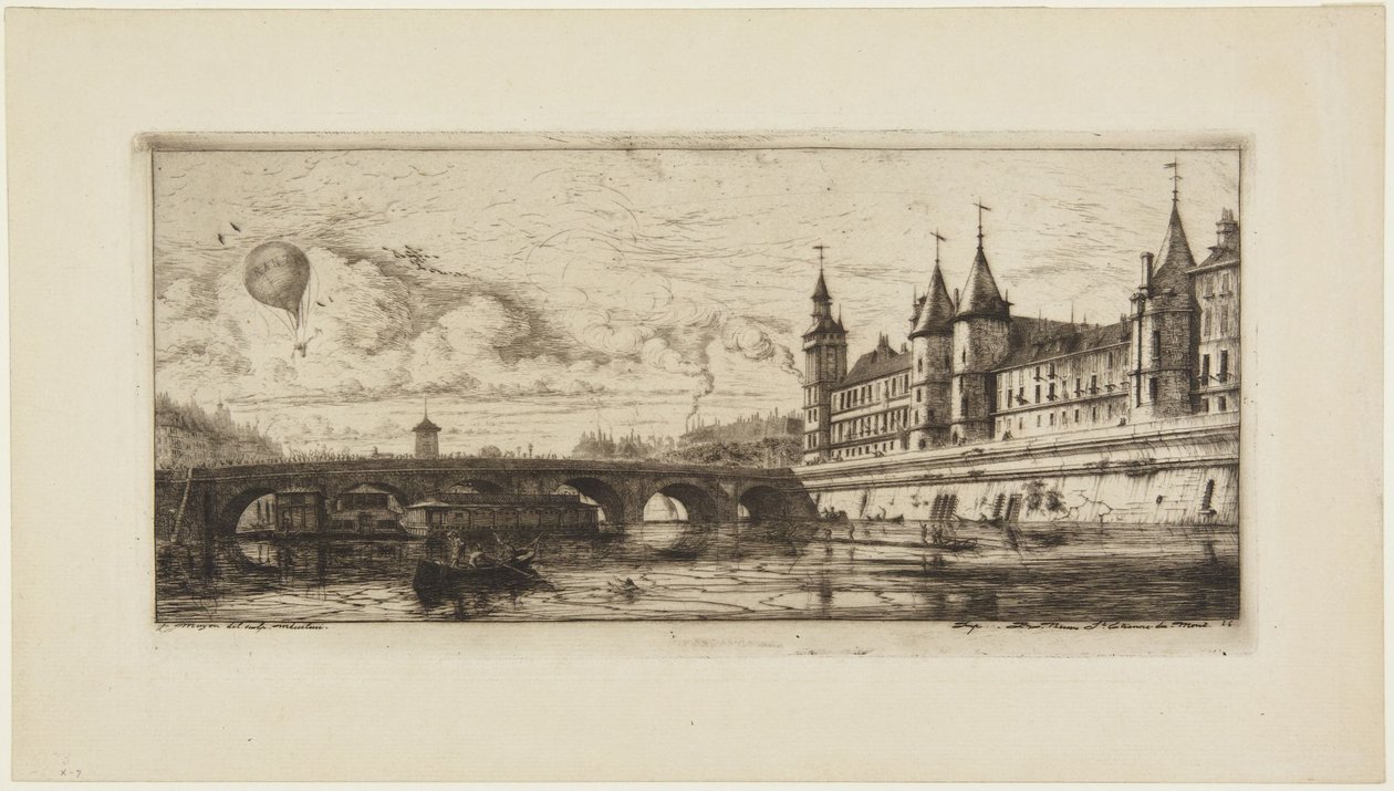 El Pont-au-Change de Charles Meryon