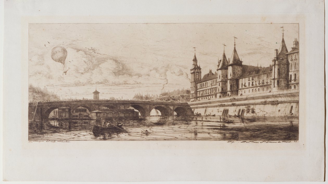 El Pont au Change de Charles Meryon