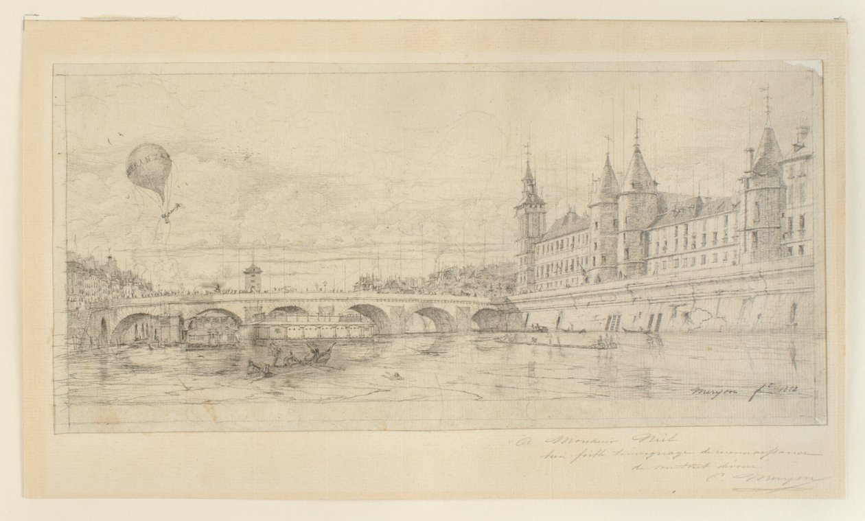 Pont au Change, París de Charles Meryon
