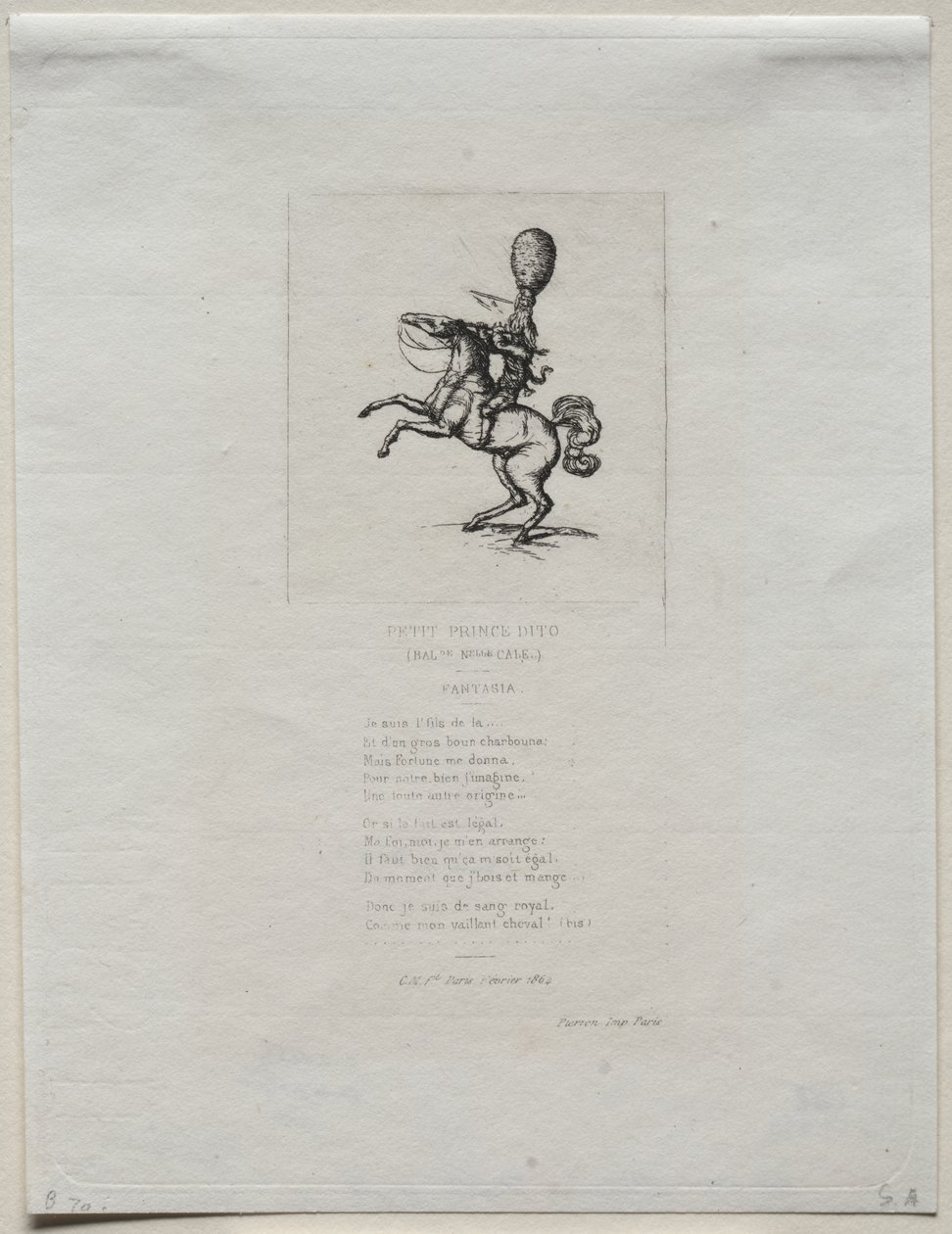 Pequeño Príncipe Dito de Charles Meryon