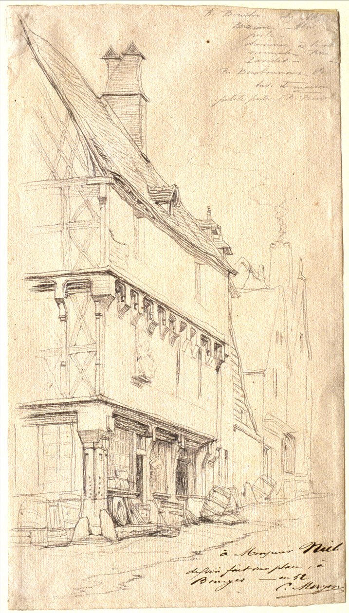 Casa antigua en Bourges: «La Maison du Musicien» de Charles Meryon