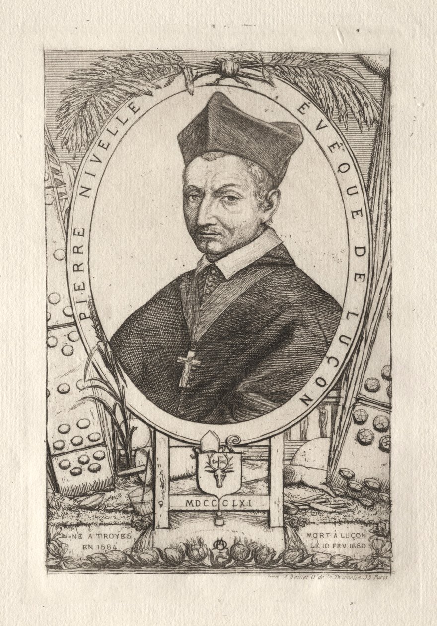 Pierre Nivelle, Obispo de Luçon, 1861 de Charles Meryon