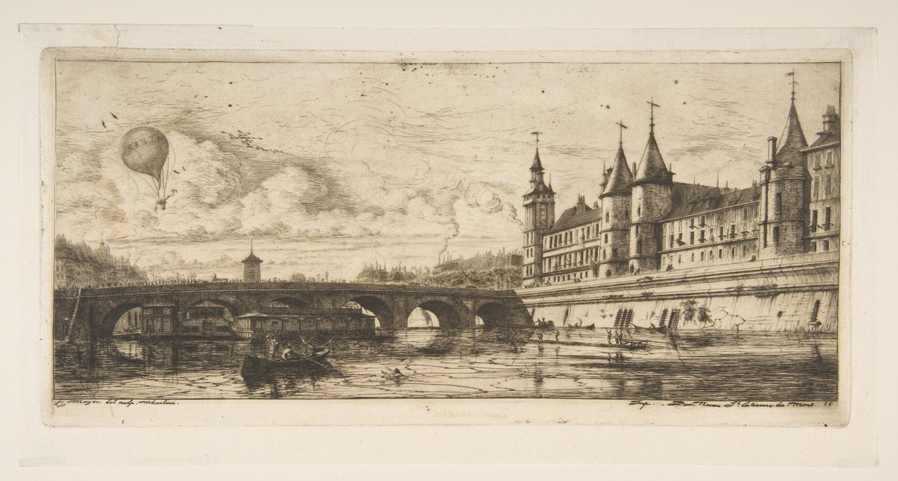Pont au Change, París de Charles Meryon