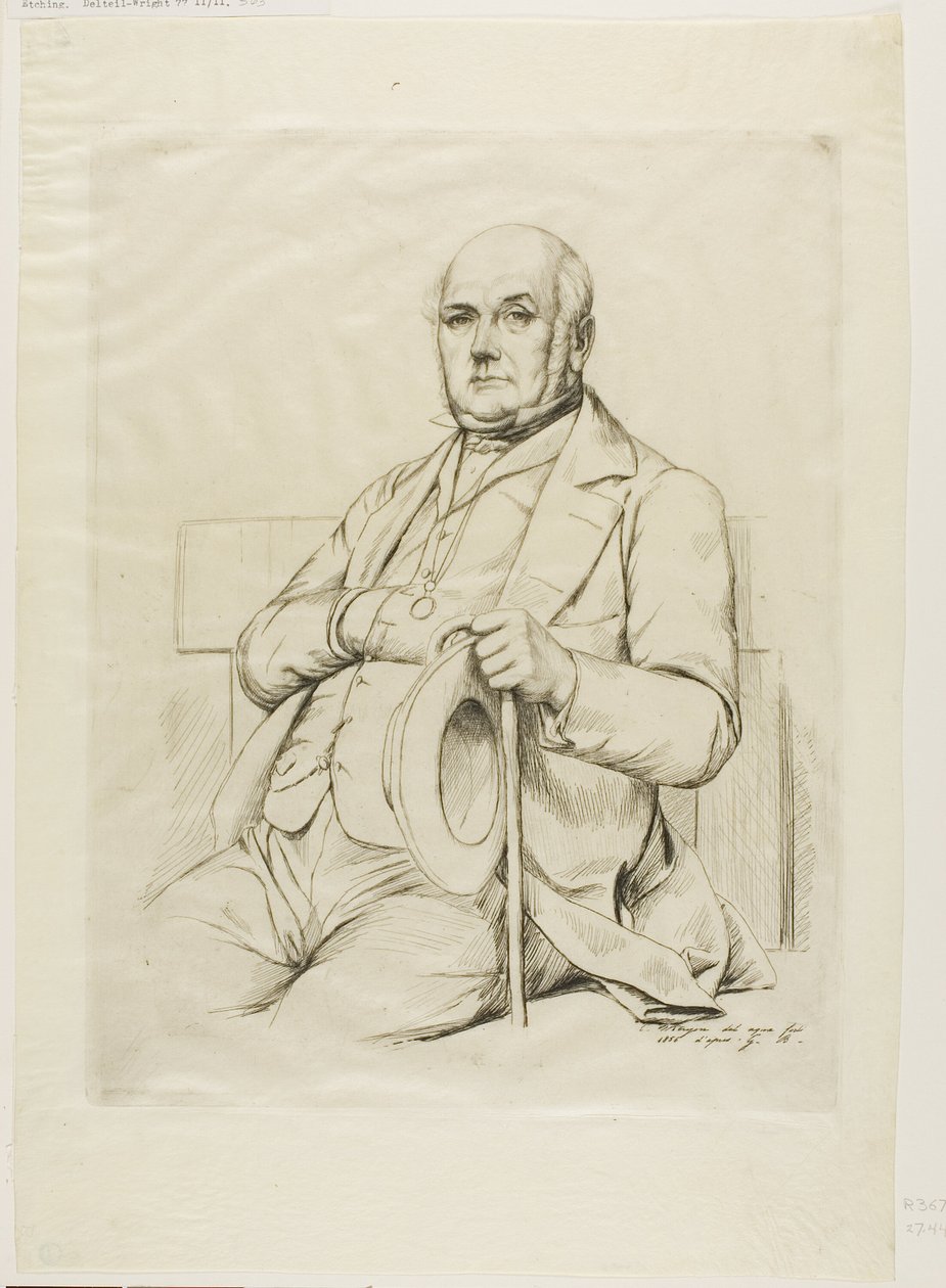 Retrato de Casimir le Conte de Charles Meryon