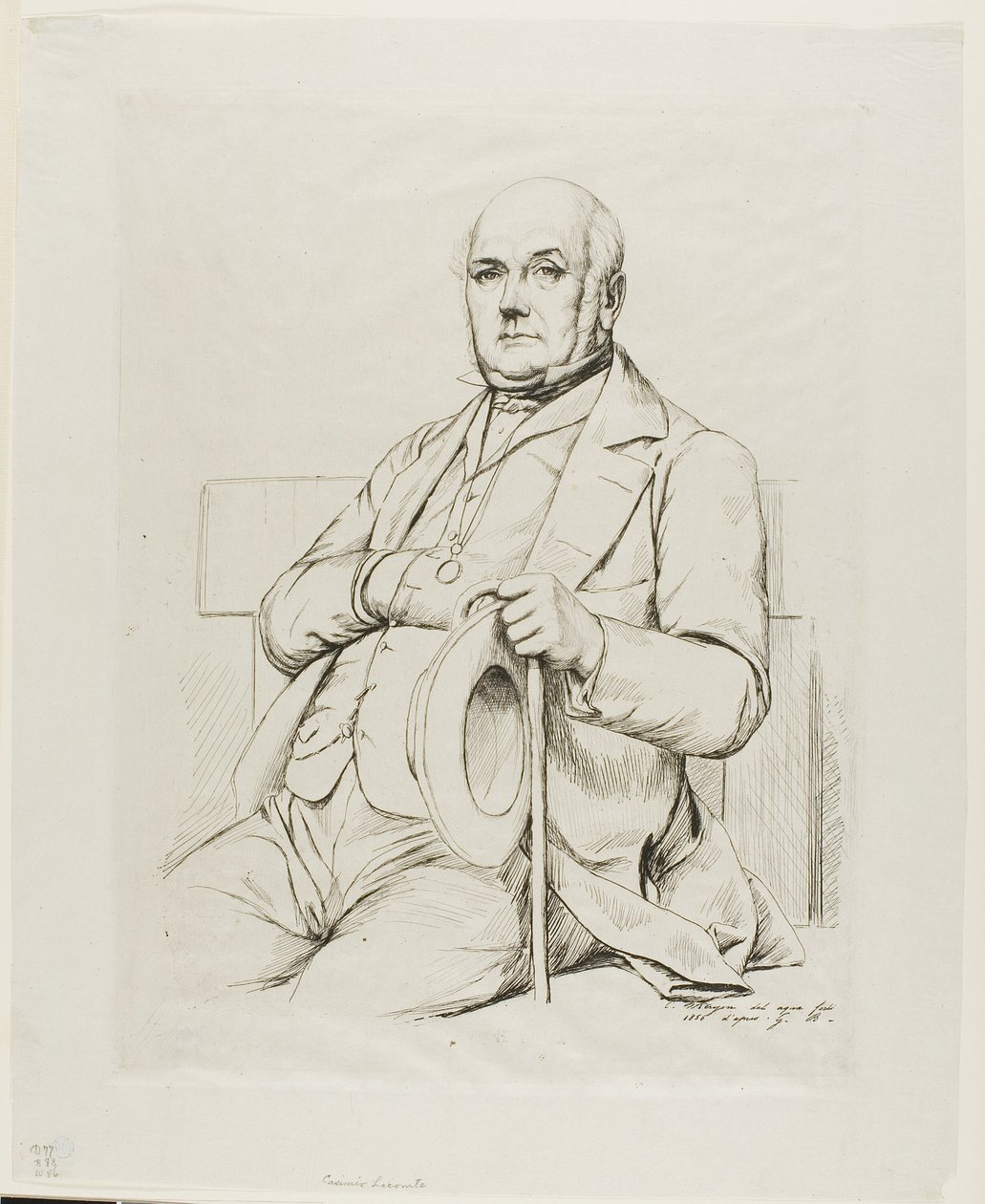 Retrato de Casimir le Conte de Charles Meryon