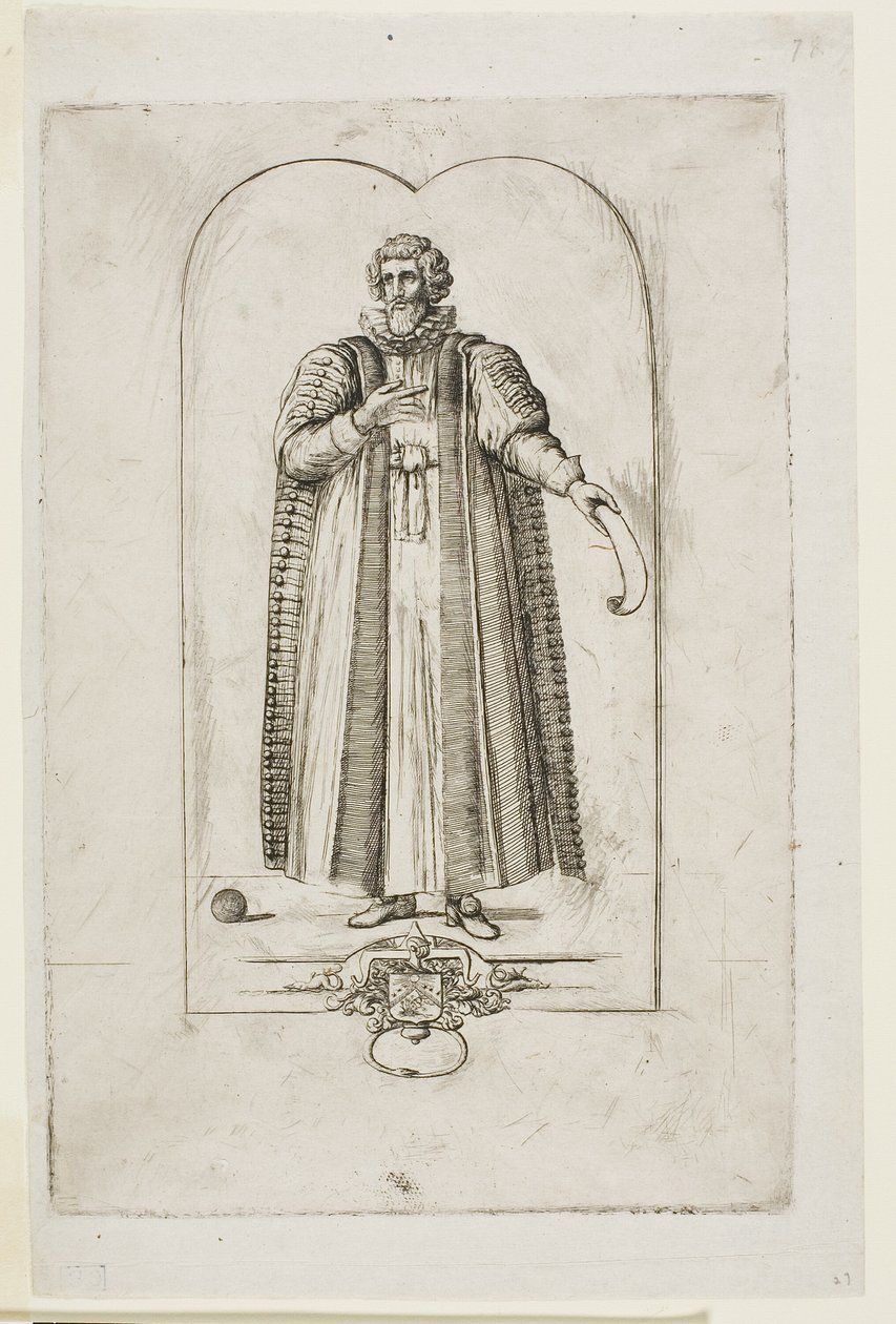 Retrato de François Viète de Charles Meryon