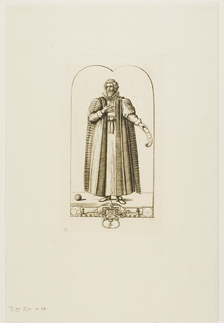 Retrato de François Viète de Charles Meryon