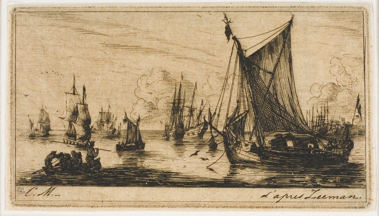 Pescadores del mar del sur de Charles Meryon