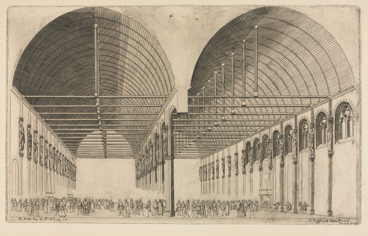 La Antesala del Palacio de Justicia, París de Charles Meryon