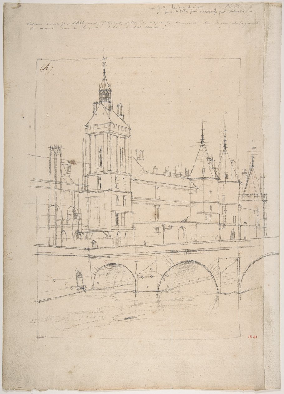 La torre del reloj de Charles Meryon