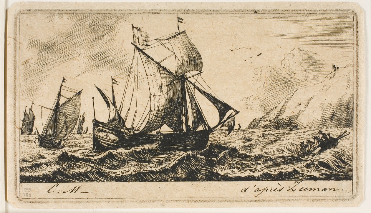 La galera de Jean de Vyl de Róterdam de Charles Meryon