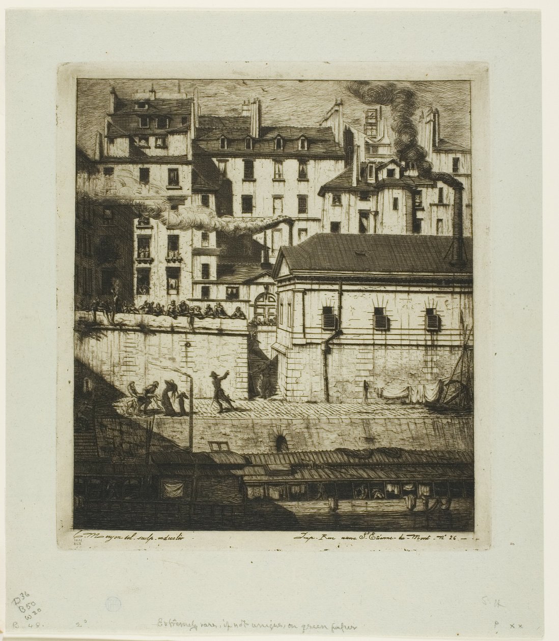 El mortuorio, París de Charles Meryon
