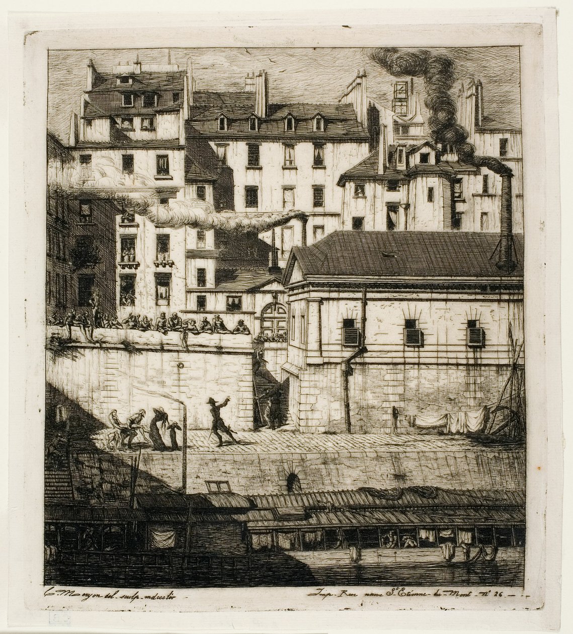 La morgue, París de Charles Meryon