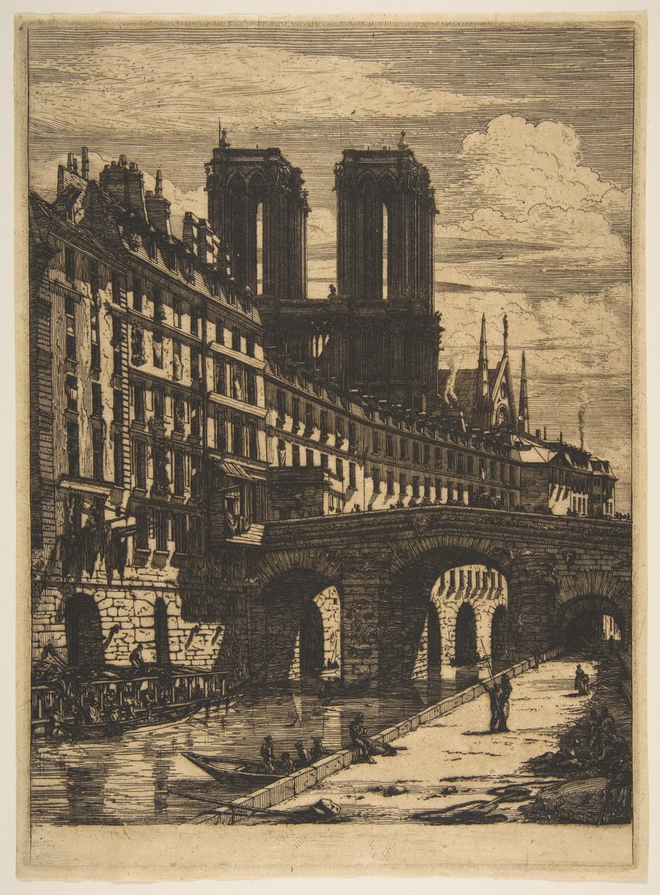 Le Petit Pont, París de Charles Meryon