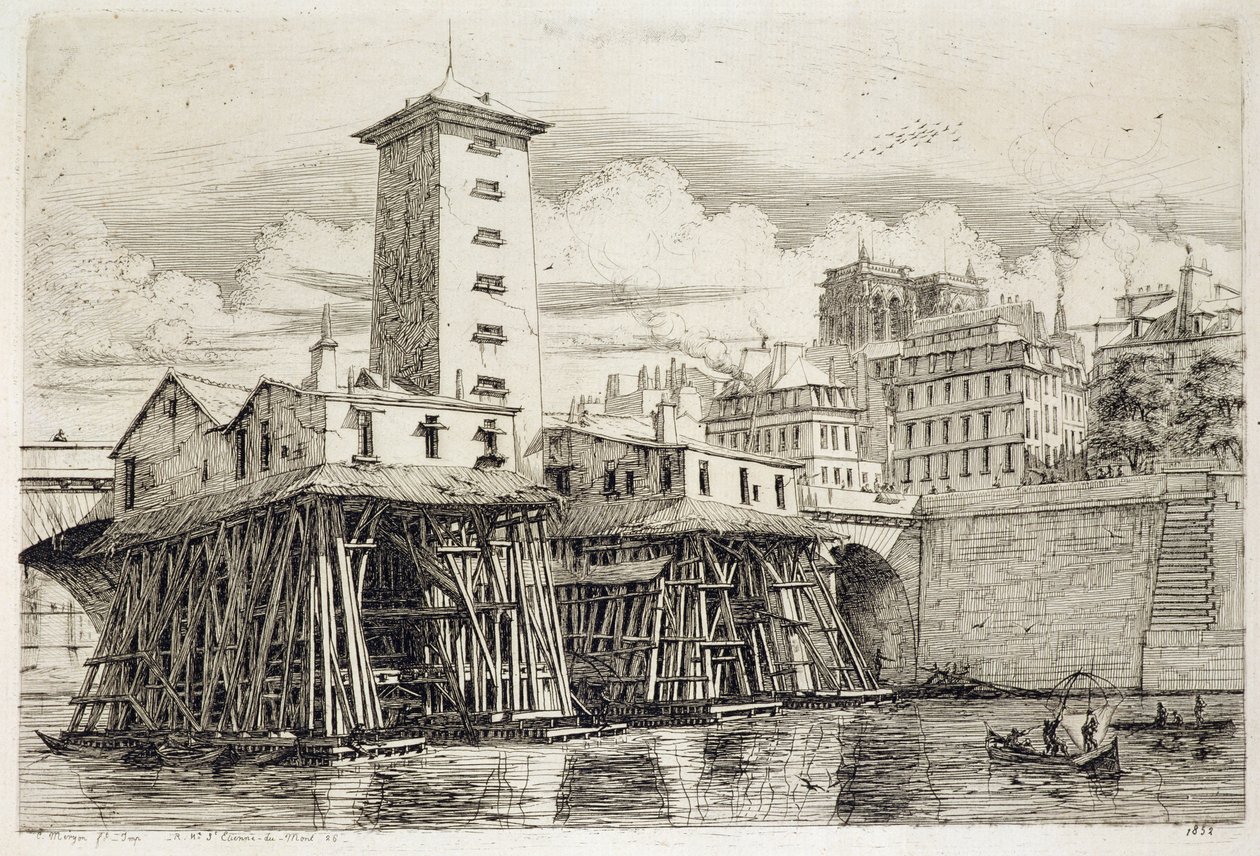 La bomba, Notre Dame de Charles Meryon