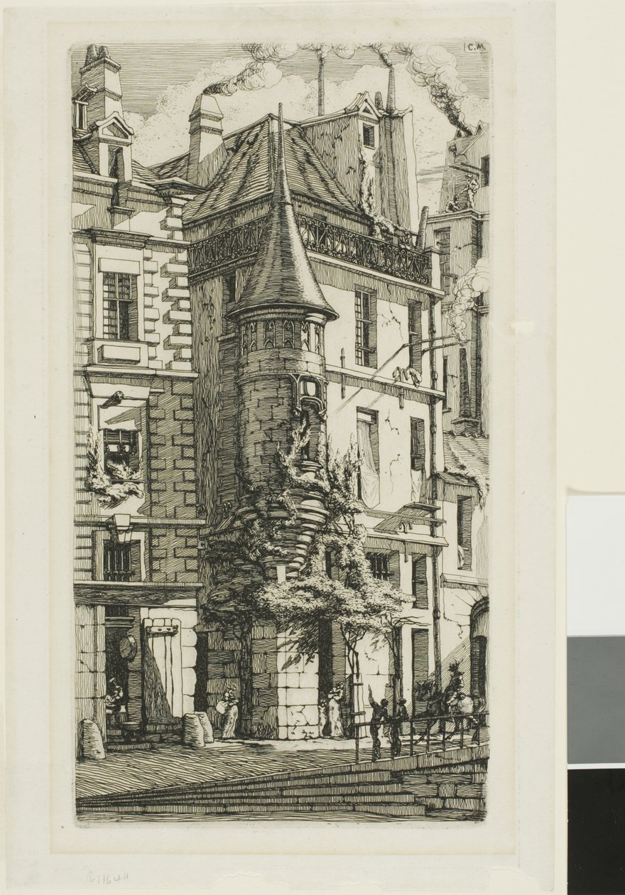 Torre de la rue de la Tixeranderie de Charles Meryon