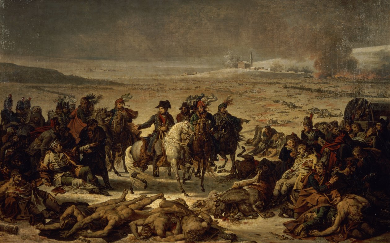 Después de la Batalla de Eylau, 9 de Febrero de 1807 de Charles Meynier
